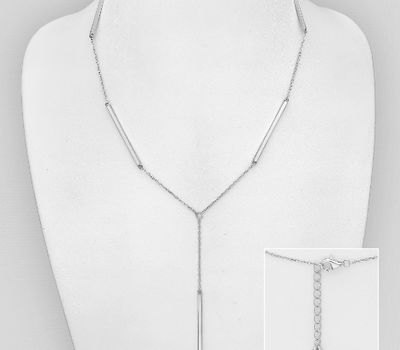 925 Sterling Silver Bar Necklace