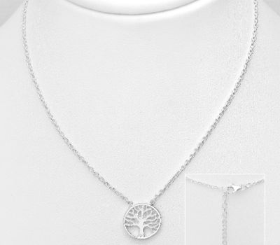925 Sterling Silver Tree Of Life Necklace