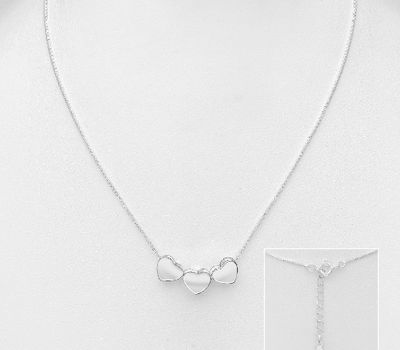 925 Sterling Silver Heart Necklace