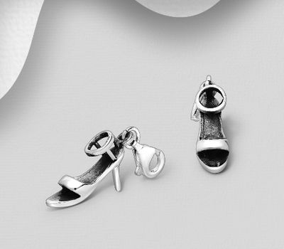 925 Sterling Silver High Heels Charm