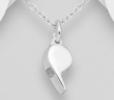 925 Sterling Silver Whistle Pendant