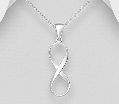 925 Sterling Silver Infinity Pendant