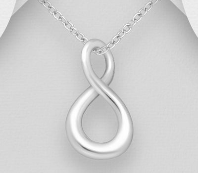 925 Sterling Silver Infinity Pendant