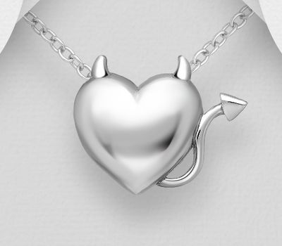 925 Sterling Silver Heart Pendant