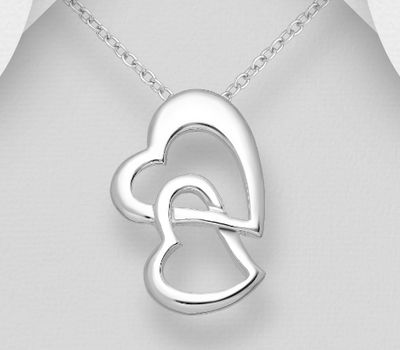 925 Sterling Silver Heart Pendant