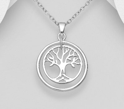 925 Sterling Silver Tree Of Life Pendant