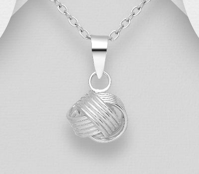 925 Sterling Silver Knot Pendant