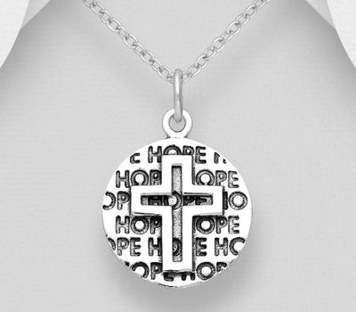 Şəkli böyütmək üçün tiklayın 925 Sterling Silver Cross &