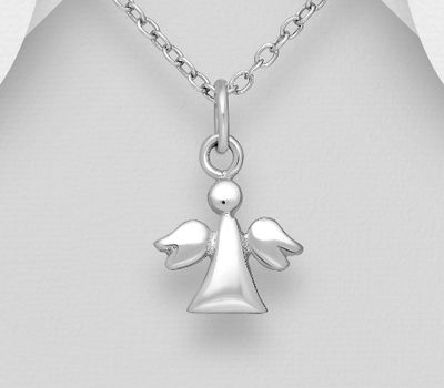 925 Sterling Silver Angel Pendant