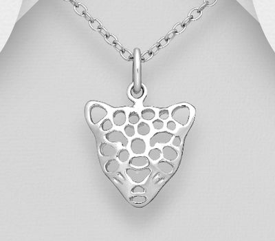 Şəkli böyütmək üçün tiklayın 925 Sterling Silver Tiger Pendant