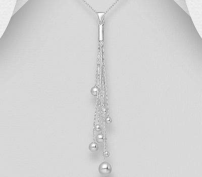925 Sterling Silver Ball Pendant