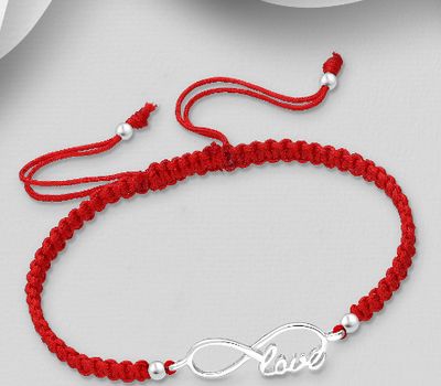 Şəkli böyütmək üçün tiklayın 925 Sterling Silver Infinity and