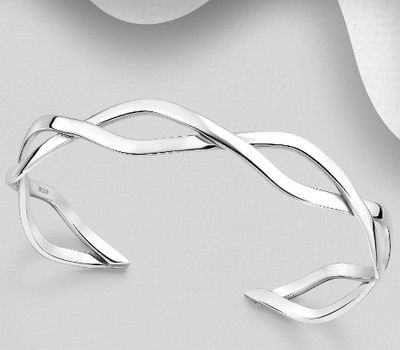 925 Sterling Silver Cuff Bracelet