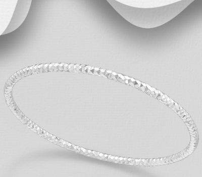 Malın səhifəsinə keç 925 Sterling Silver Bangle