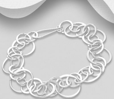 Şəkli böyütmək üçün tiklayın 925 Sterling Silver Bracelet