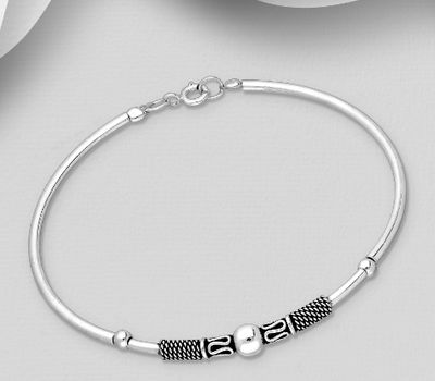 Şəkli böyütmək üçün tiklayın 925 Sterling Silver Bracelet