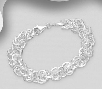 Şəkli böyütmək üçün tiklayın 925 Sterling Silver Bracelet