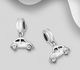 925 Sterling Silver Car Bead-Charm, Decorated with Colored Enamel