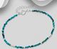 925 Sterling Silver Bracelet, Decorated with Various Gemstone Beads