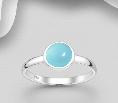 Şəkli böyütmək üçün tiklayın 925 Sterling Silver Ring, Decorated with Various Gemstones