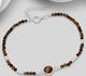 925 Sterling Silver Bracelet, Beaded with Various Gemstone Beads