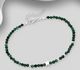 925 Sterling Silver Bracelet Beaded with Gemstone Beads