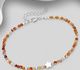 925 Sterling Silver Bracelet Beaded with Gemstone Beads