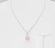 925 Sterling Silver Necklace, Decorated with Various Gemstones