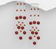 925 Sterling Silver Push-Back Earrings, Beaded with Various Gemstones