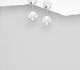Sparkle by 7K - 925 Sterling Silver Push-Back Earrings Decorated with Fine Austrian Crystals