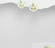 Sparkle by 7K - 925 Sterling Silver Push-Back Earrings Decorated with Fine Austrian Crystals