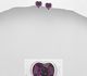 Sparkle by 7K - 925 Sterling Silver Heart Push-Back Earrings Decorated with Fine Austrian Crystals
