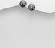 Sparkle by 7K - 925 Sterling Silver Push-Back Earrings Decorated with Fine Austrian Crystals