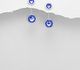 Sparkle by 7K - 925 Sterling Silver Push-Back Earrings Decorated with Fine Austrian Crystals