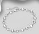 Sparkle by 7K - 925 Sterling Silver Bracelet Decorated with Fine Austrian Crystal