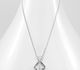 Sparkle by 7K - 925 Sterling Silver Necklace Decorated with Fine Austrian Crystal