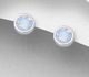 Sparkle by 7K - 925 Sterling Silver Push-back Earrings, Decorated with Various Fine Austrian Crystal