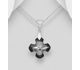 925 Sterling Silver Cross Pendant, Decorated with CZ Simulated Diamonds and Fine Austrian Crystal