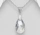 Sparkle by 7K - 925 Sterling Silver Pendant, Decorated with CZ Simulated Diamonds and Various Fine Austrian Crystal
