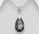 Sparkle by 7K - 925 Sterling Silver Pendant, Decorated with CZ Simulated Diamonds and Various Fine Austrian Crystal