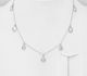 Sparkle by 7K - 925 Sterling Silver Necklace, Decorated with Various Fine Austrian Crystals