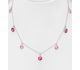 Sparkle by 7K - 925 Sterling Silver Necklace, Decorated with Various Fine Austrian Crystals