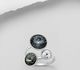 Sparkle by 7K - 925 Sterling Silver Adjustable Ring Decorated with Various Fine Austrian Crystals