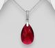 Sparkle by 7K - 925 Sterling Silver Pendant, Decorated with CZ Simulated Diamonds and Various Fine Austrian Crystal