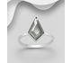 Sparkle by 7K - 925 Sterling Silver Ring Decorated with Fine Austrian Crystal
