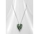 Sparkle by 7K - 925 Sterling Silver Heart Necklace Decorated with Fine Austrian Crystal