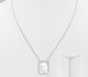 Sparkle by 7K - 925 Sterling Silver Necklace Decorated with Fine Austrian Crystal