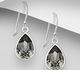 Sparkle by 7K - 925 Sterling Silver Hook Earrings Decorated with Fine Austrian Crystals