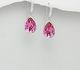 Sparkle by 7K - 925 Sterling Silver Hook Earrings Decorated with Fine Austrian Crystals