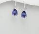 Sparkle by 7K - 925 Sterling Silver Hook Earrings Decorated with Fine Austrian Crystals
